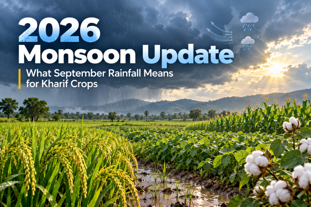 2026 Monsoon Update: What September Rainfall Means for Kharif Crops