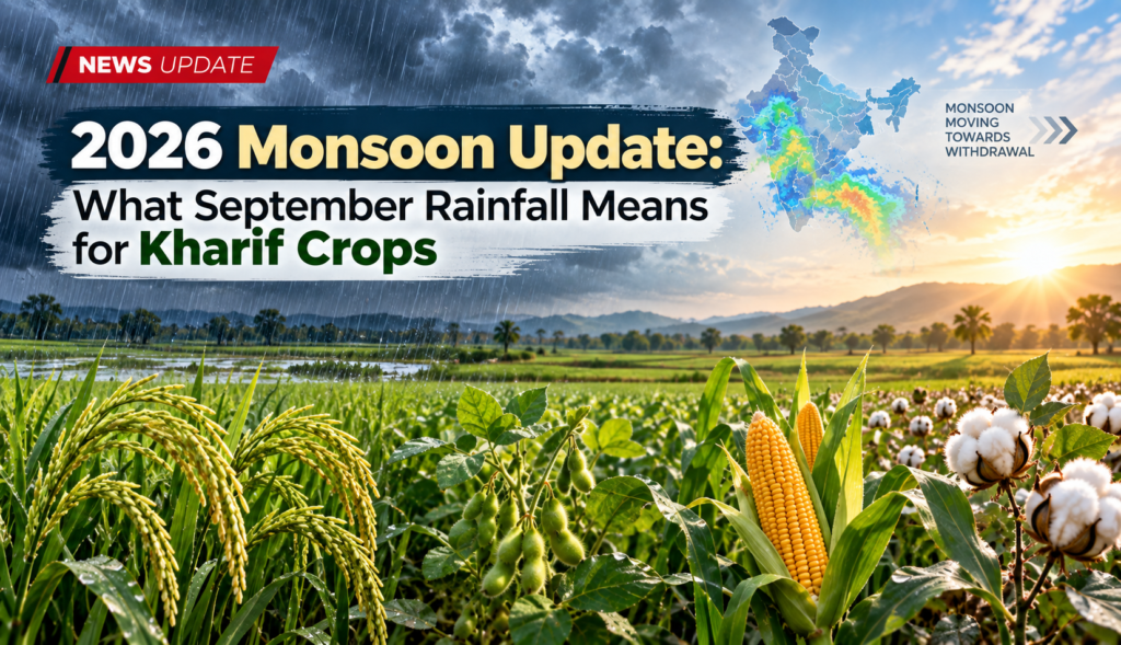 2026 Monsoon Update: What September Rainfall Means for Kharif Crops