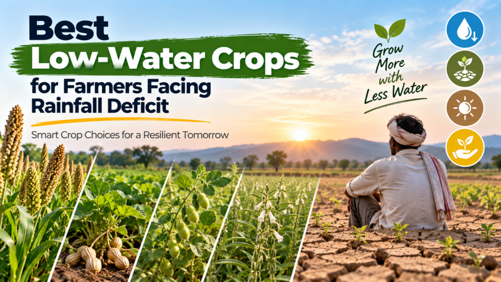 Best Low-Water Crops for Farmers Facing Rainfall Deficit 1 Best Low Water Crops for Farmers Facing Rainfall Deficit