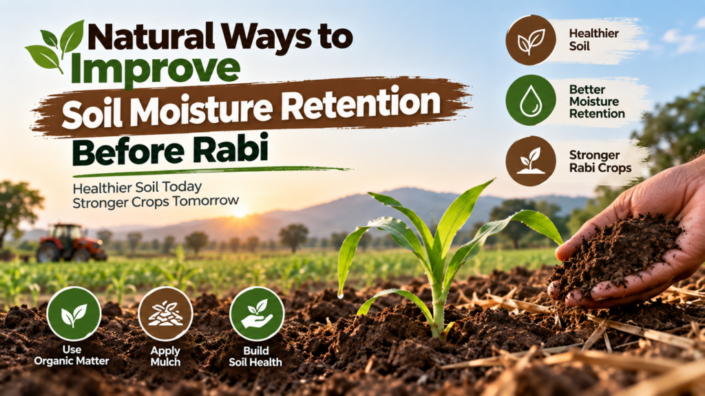 Natural Ways to Improve Soil Moisture Retention Before Rabi