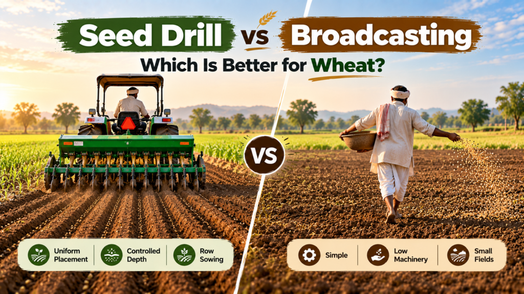 Seed Drill vs Broadcasting: Which Is Better for Wheat?