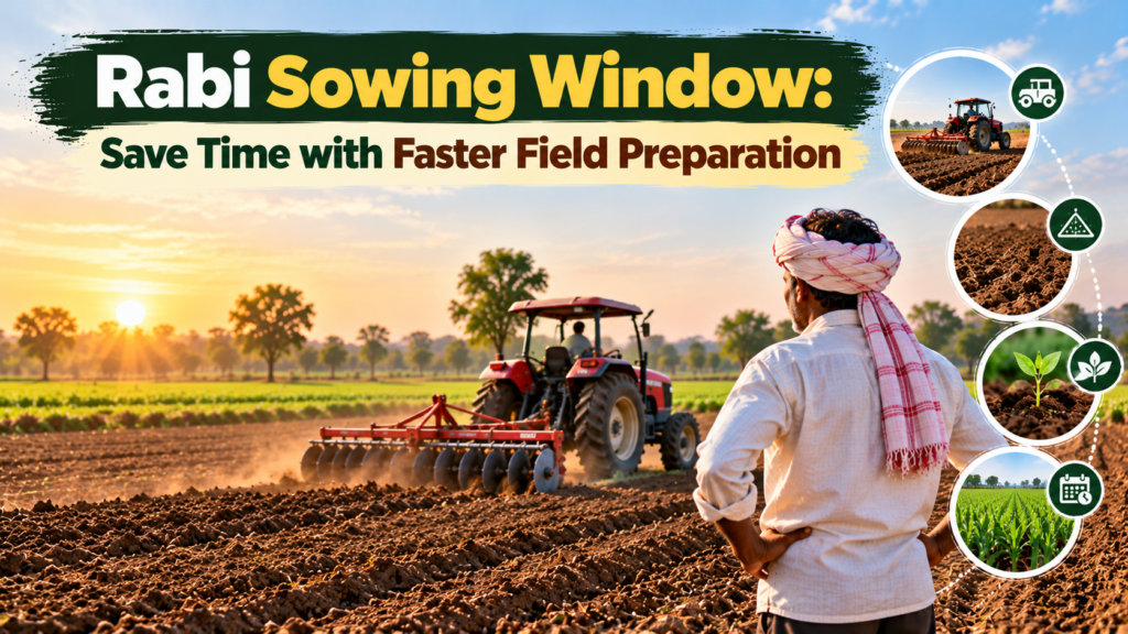 Rabi Sowing Window: Save Time with Faster Field Preparation