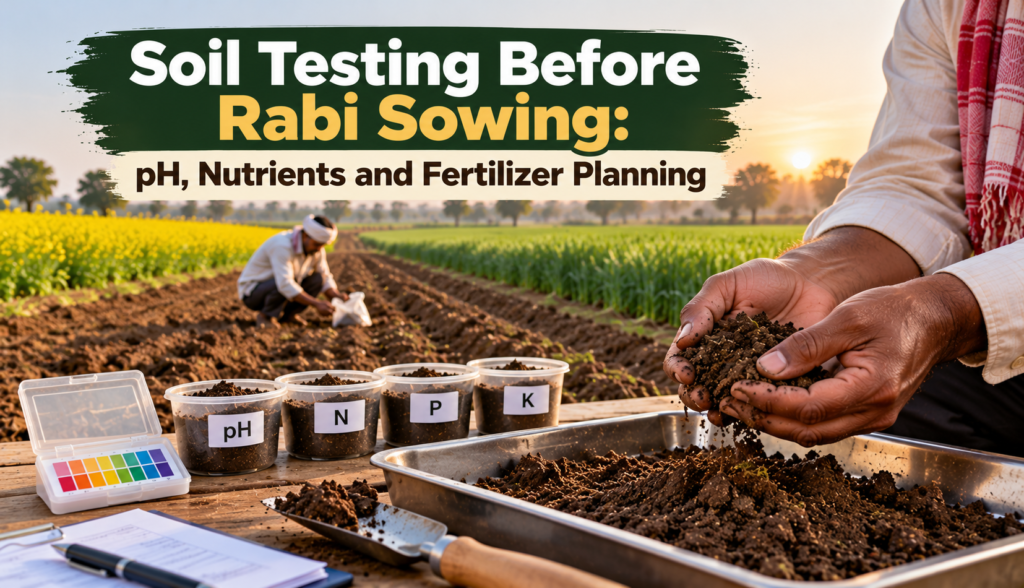 Soil Testing Before Rabi Sowing: pH, Nutrients and Fertilizer Planning